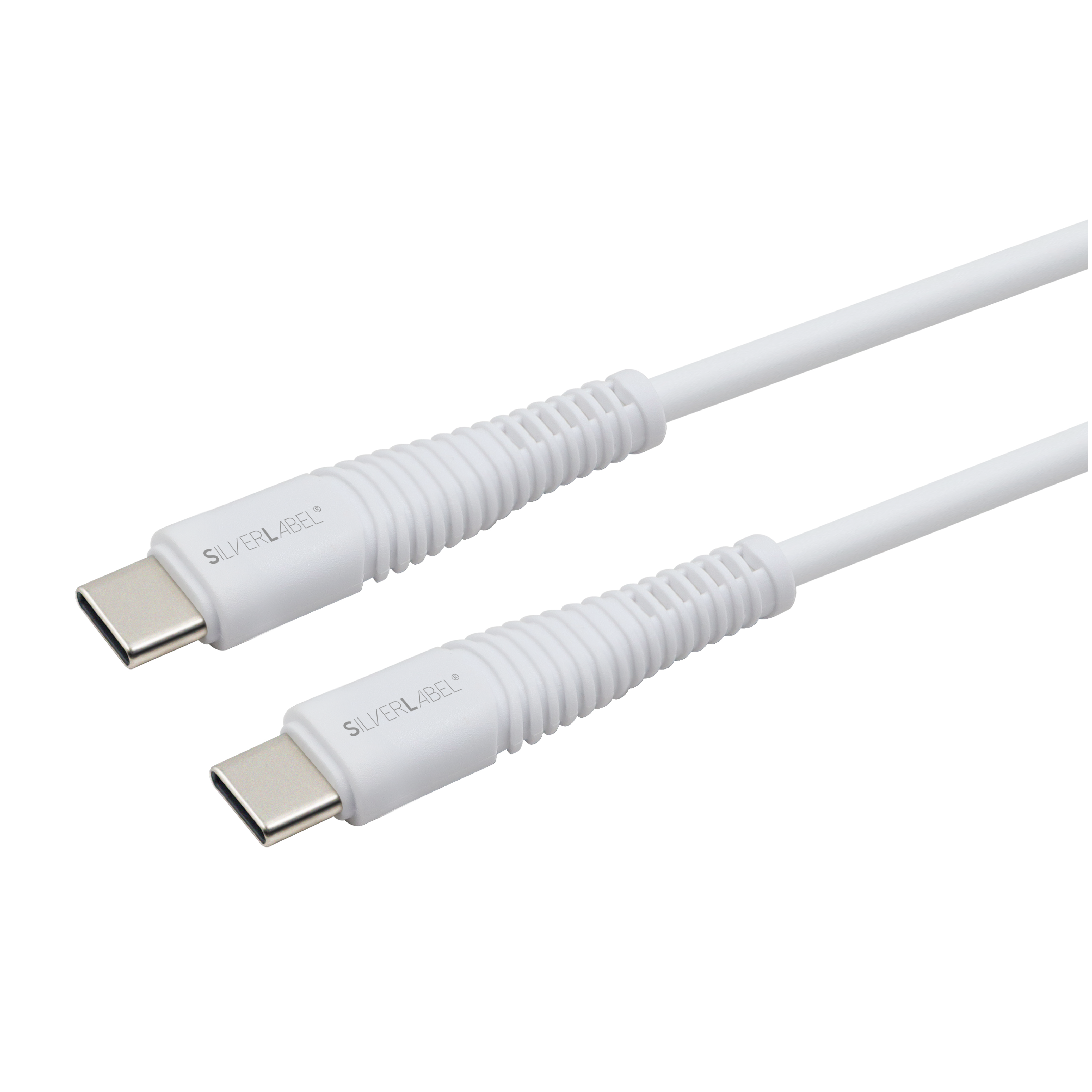 SilverLabel 1m USB-C to USB-C Cable White - 0