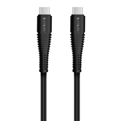 SilverLabel 1m USB-C to USB-C Cable Black