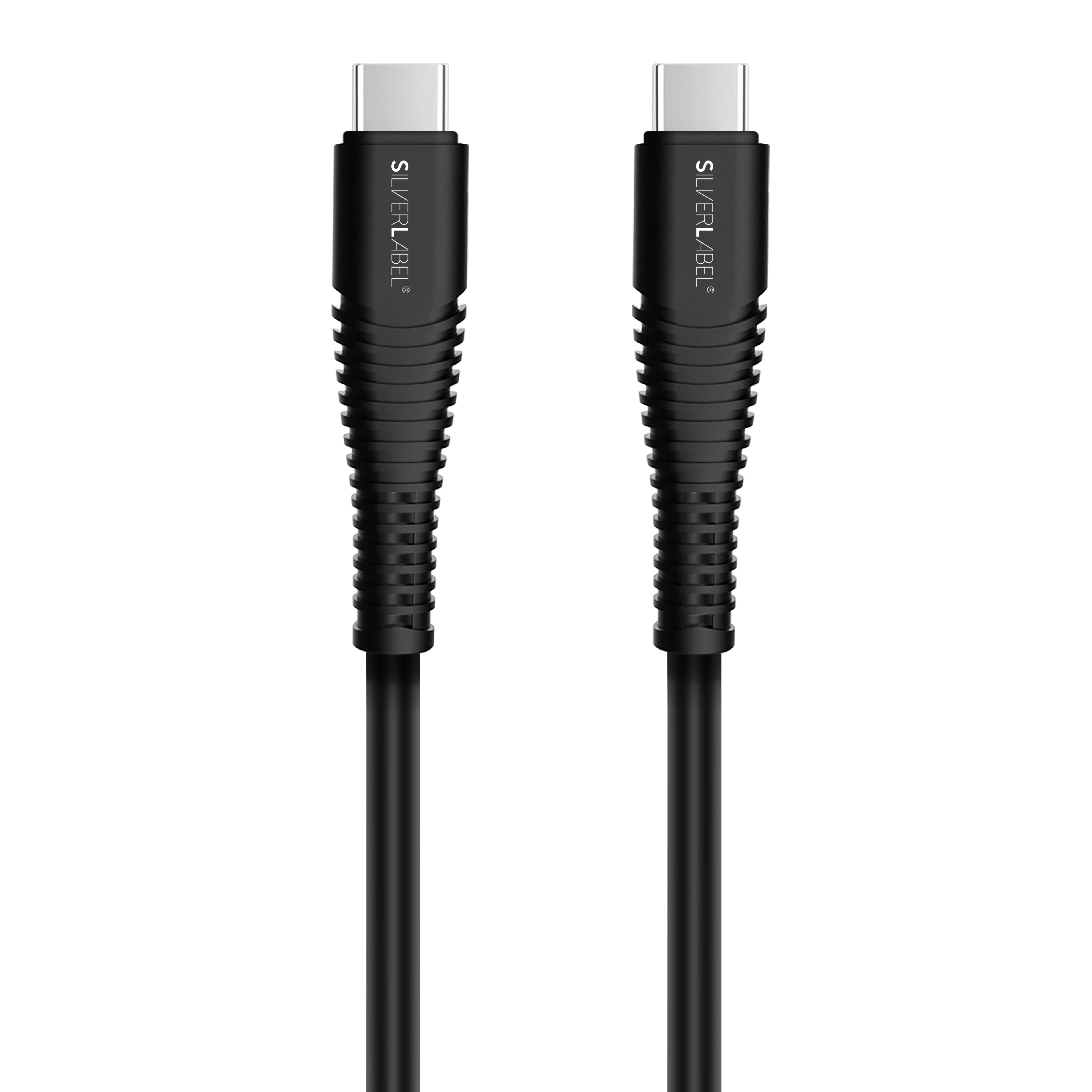 SilverLabel 1m USB-C to USB-C Cable Black