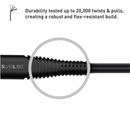 SilverLabel 1m USB-C to USB-C Cable Black-5