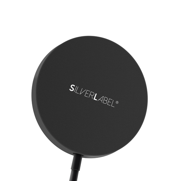 SilverLabel 15W Mag-Safe Charger Black