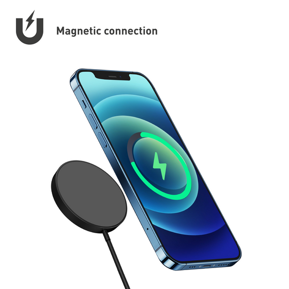 SilverLabel 15W Mag-Safe Charger Black