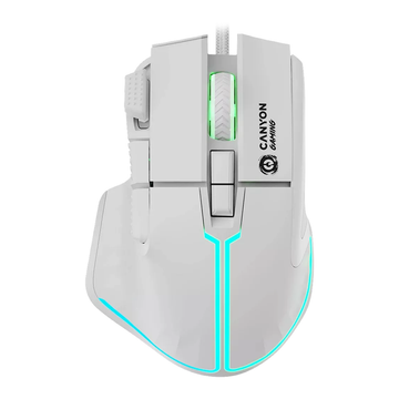 Canyon Mouse Fortnax RGB 9 Buttons Wired GM-636 White