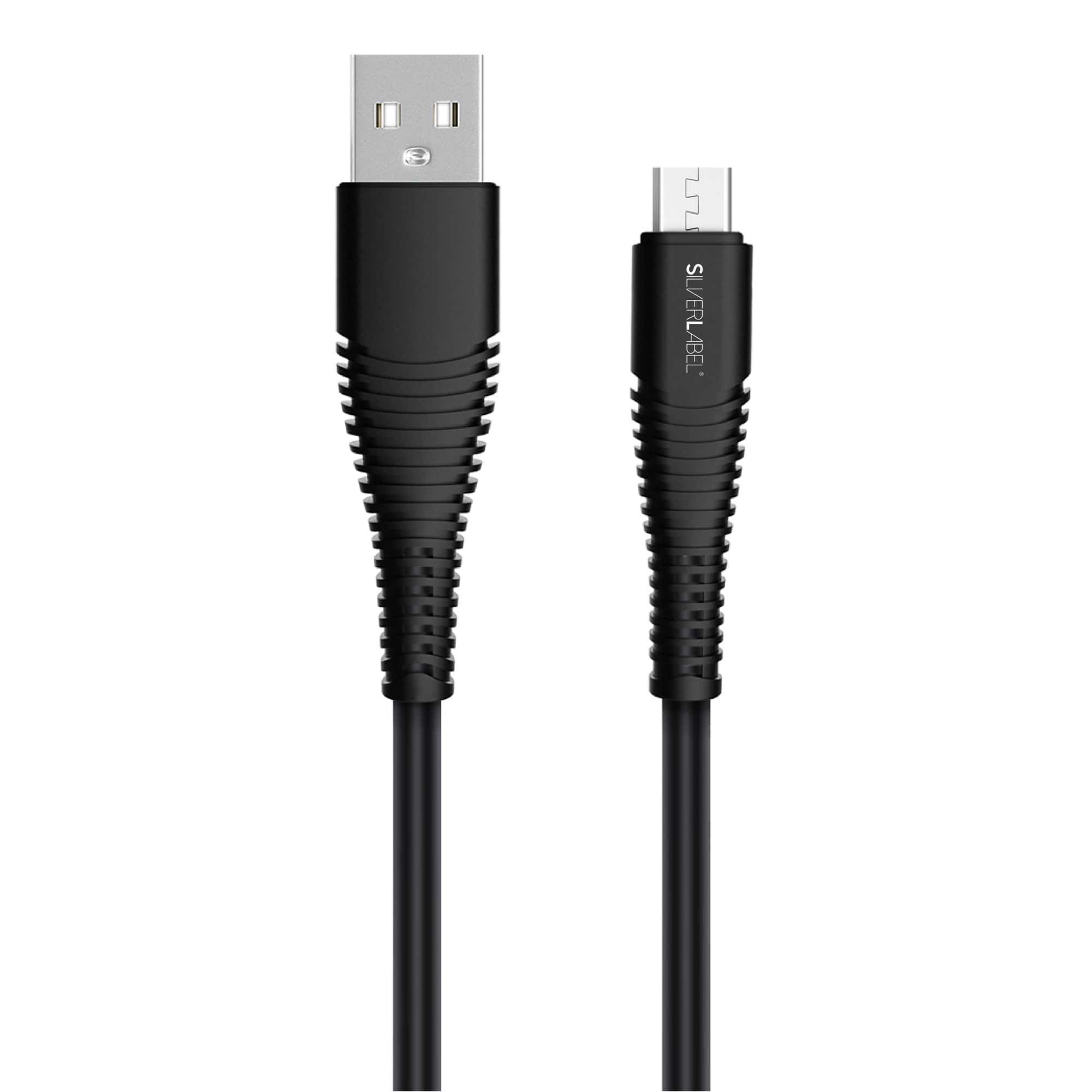 SilverLabel 1m Micro USB Cable Black  - 0